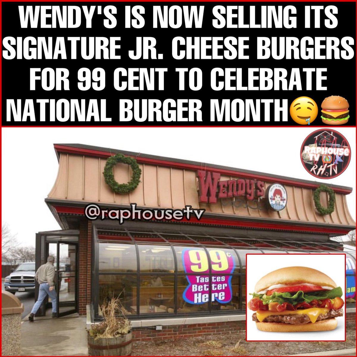 Raphousetv (RHTV) on Twitter "Wendy's Is Now Selling Its Signature Jr