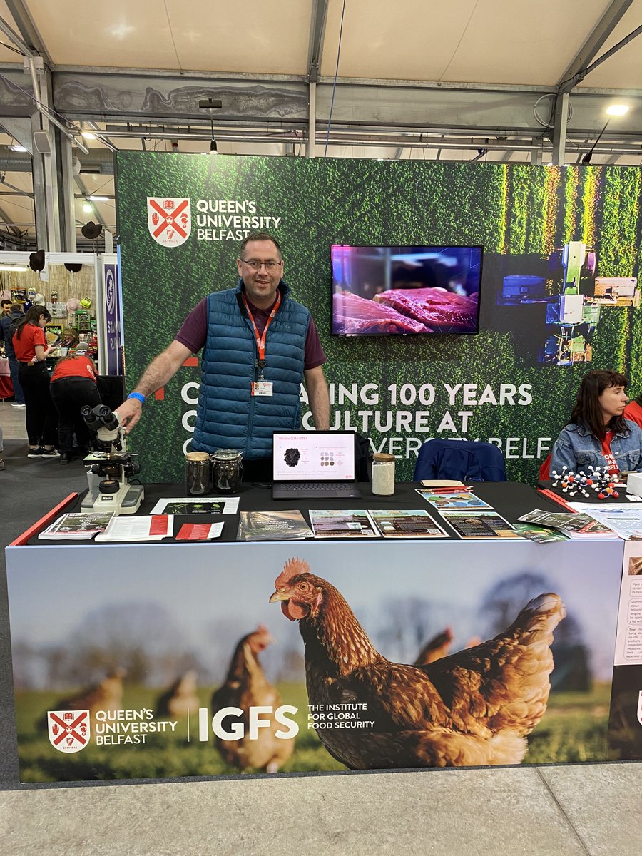 Make sure to stop by the <a href="/QUBelfast/">Queen's University Belfast 🎓</a>  stand at @balmoralshow to hear how our <a href="/EPAIreland/">EPA Ireland</a>  research project is trialling recovered Phosphate in silviculture to replace imported, synthetic fertilisers.