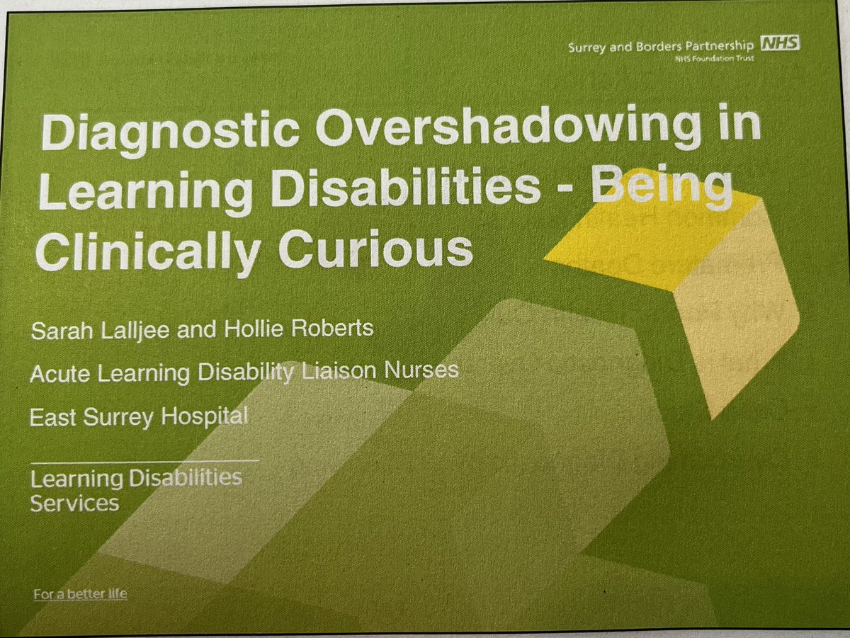 Wishing all the wonderful Nurses out there a brilliant #InternationalNursesDay in particular my lovely @LdSabp colleagues ⭐️ Thank you @sabpNHS and @sashnhs for having me at your #internationalnursesconference2023 to host a workshop on #DiagnosticOvershadowing ⭐️