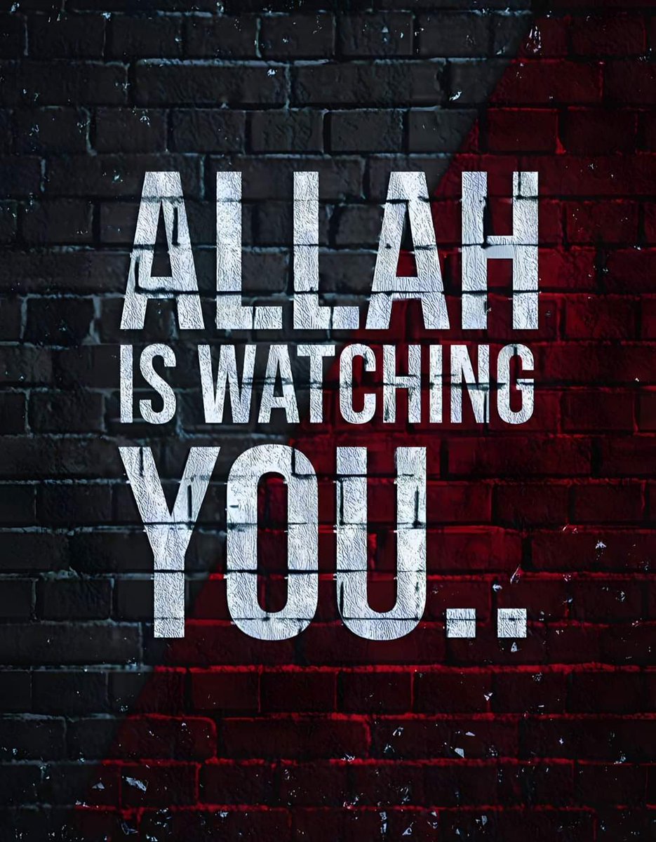 T🍁 on Twitter "Allah is watching you!🤍💯"