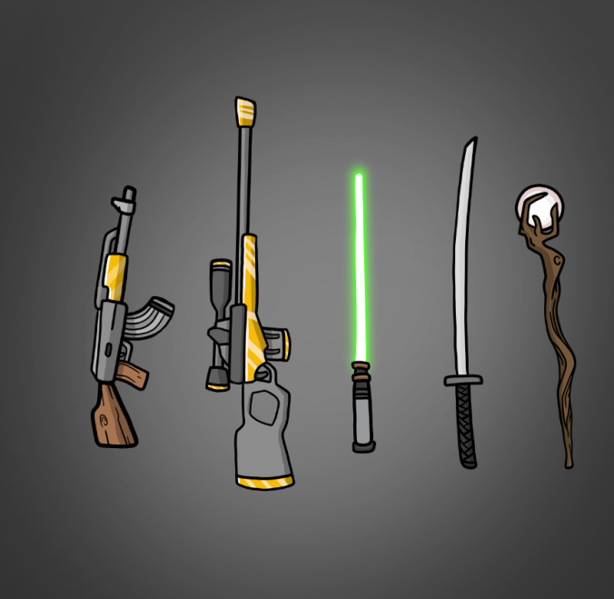 In Gang'Ring, you will be able to choose up to 5⃣ differents weapons depending on your NFTs. 

Make good choices, as each weapon will have different characteristics. ⚔️

Strategy will be very important in the game, it's up to you to make good choices

RT+Follow to win 0.2 egld