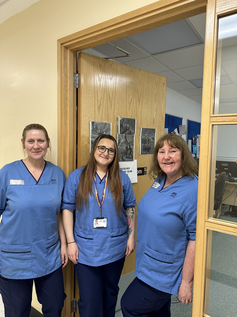 A wee appreciation post to our wonderful Oncology Support Team on #InternationalNursesDay 💙 They support patients with radiotherapy related side effects during treatment and follow-up after to ensure they are managing their side effects. #radiotherapy