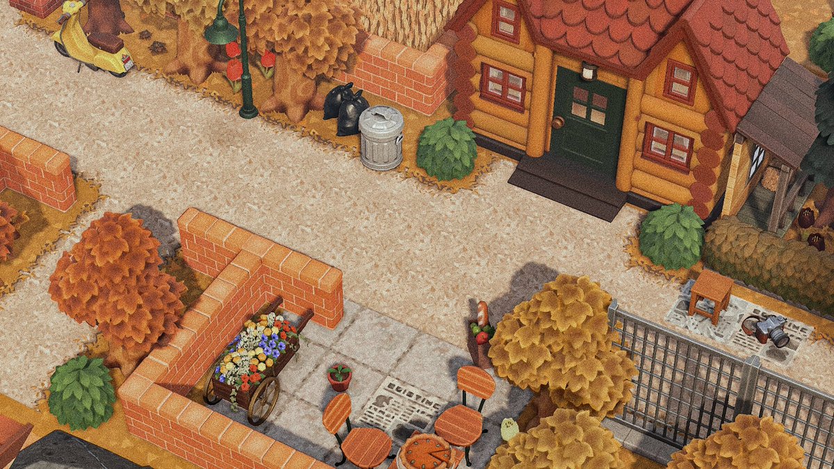 crossingunibrow's tweet image. falling for you 🍂 #acnh #ACNHDesigns #あつ森写真部 #あつまれどうぶつの森