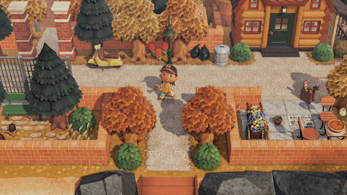 crossingunibrow's tweet image. falling for you 🍂 #acnh #ACNHDesigns #あつ森写真部 #あつまれどうぶつの森