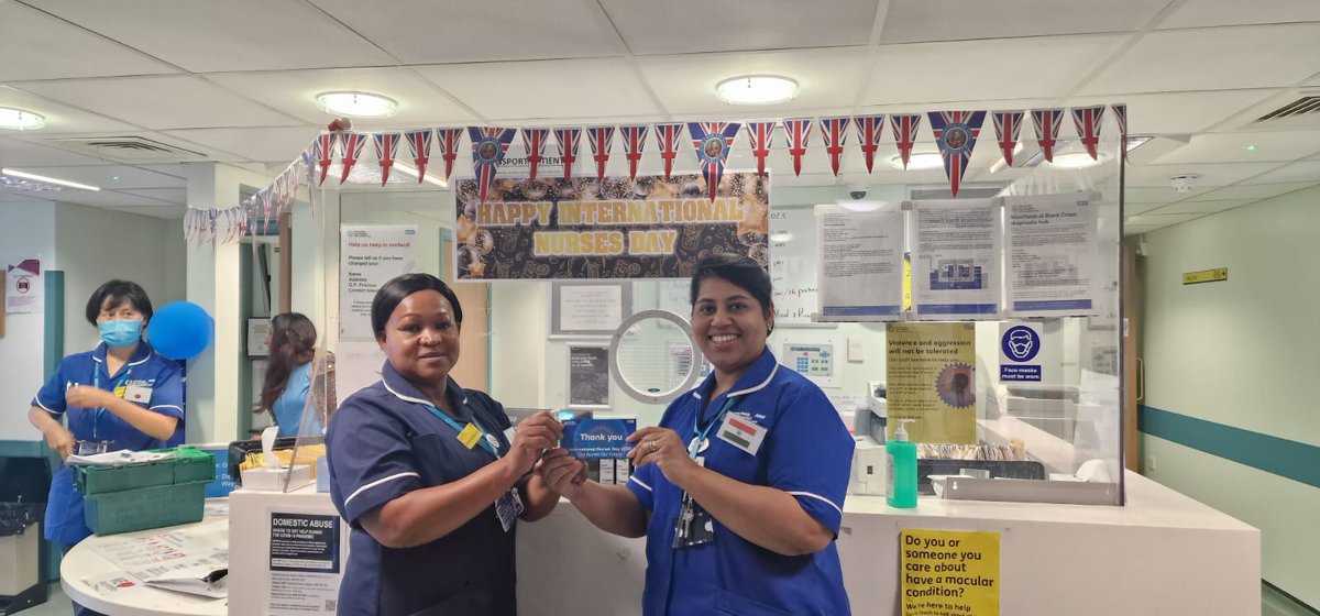 Here's some of our lovely team from Northwick Park, receiving their #IND2023 thank you cards. You are awesome - thank you for everything you do for our patients, guys. #HereForLife #PathwayProud