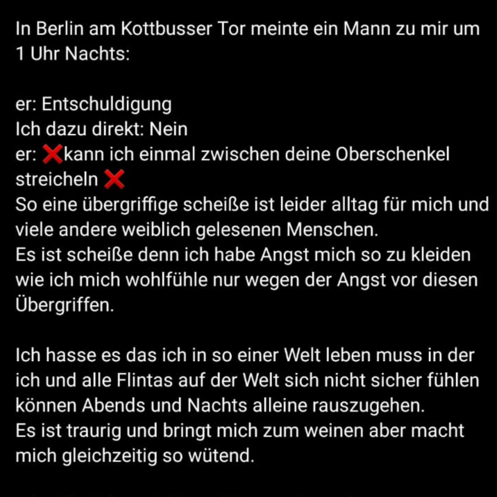 catcallsberlin's tweet photo. Caption auf Instagram!
#catcallsofberlin #ankreiden #catcalling #stopptbelästigung #stopcatcalling #feminismus #chalkback #catcalls #berlin #feminism #stopstreetharassment
https://t.co/MrTLkTbVBk https://t.co/44to5phSEn