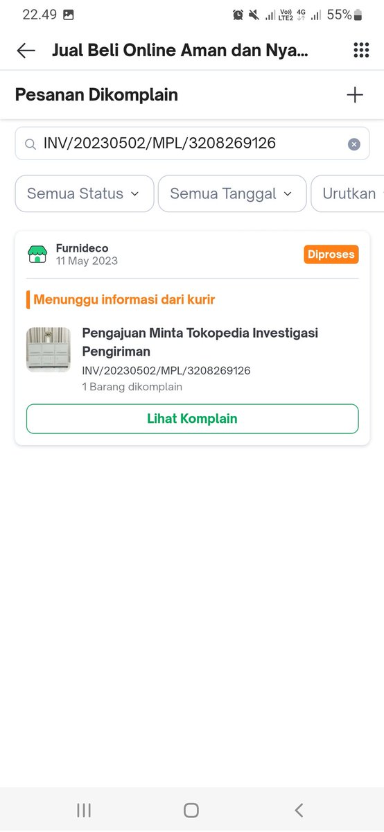 U_Beey's tweet photo. @JNECare ini menunggu informasi dari pihak kurir. 
dan posisi barang kemarin bisa di lacak tapi sekarang tidak bisa lagi, ngga update tiap harinya https://t.co/xlSDr2E8Cn