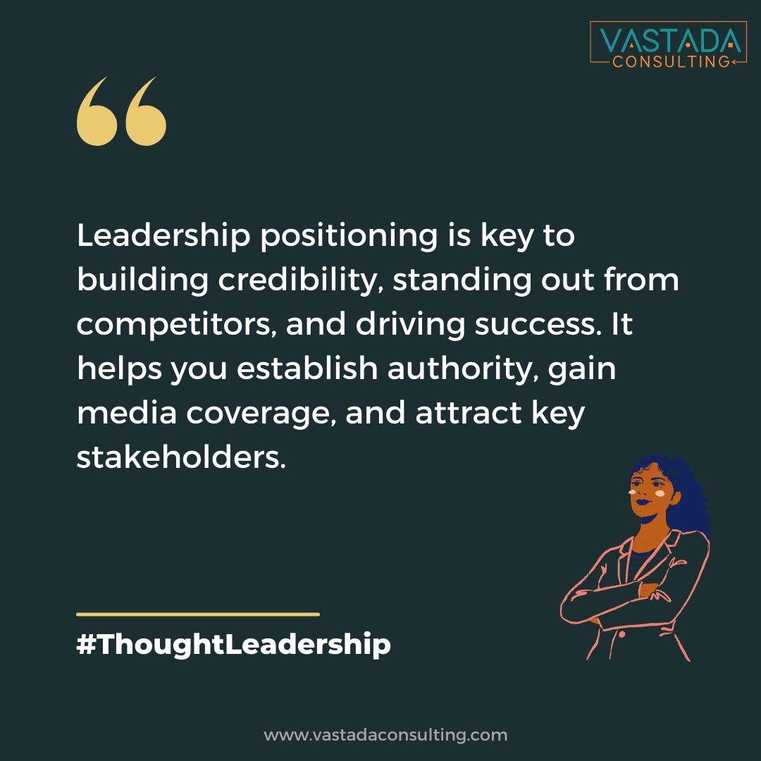 vastadaC's tweet photo. In the realm of #PublicRelations, leadership positioning holds the key to success! 🗝️💼 Call us to discover how #leadership positioning can revolutionize your company's image, establish credibility, foster trust, and shape a compelling #branding narrative. 🚀✨ 

#PR https://t.co/SLyETQA5XB