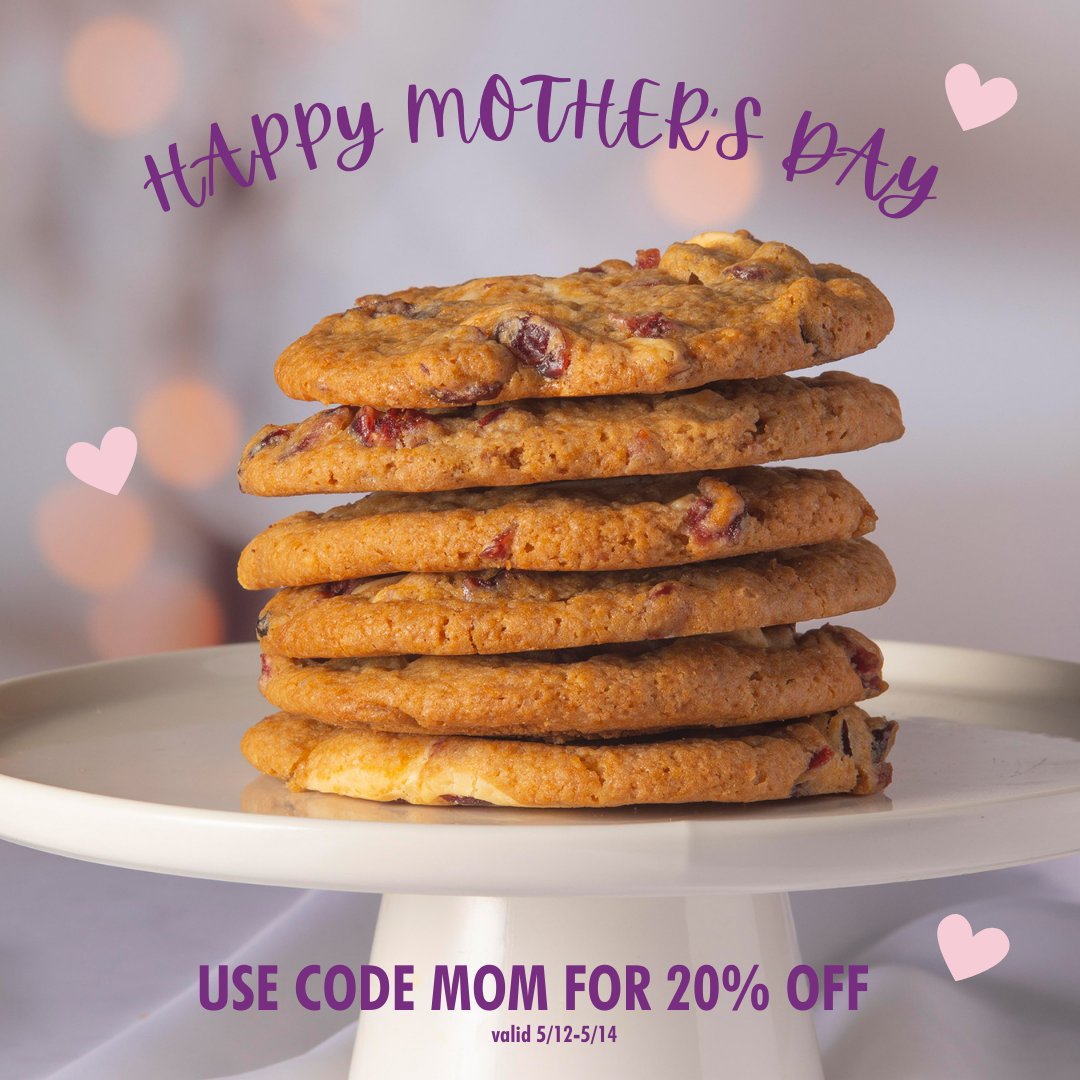 Make mom's day sweeter with Mariah's Cookies! 💗 🍪 Use code MOM for 20% off all weekend long on mariahcareyscookies.com.