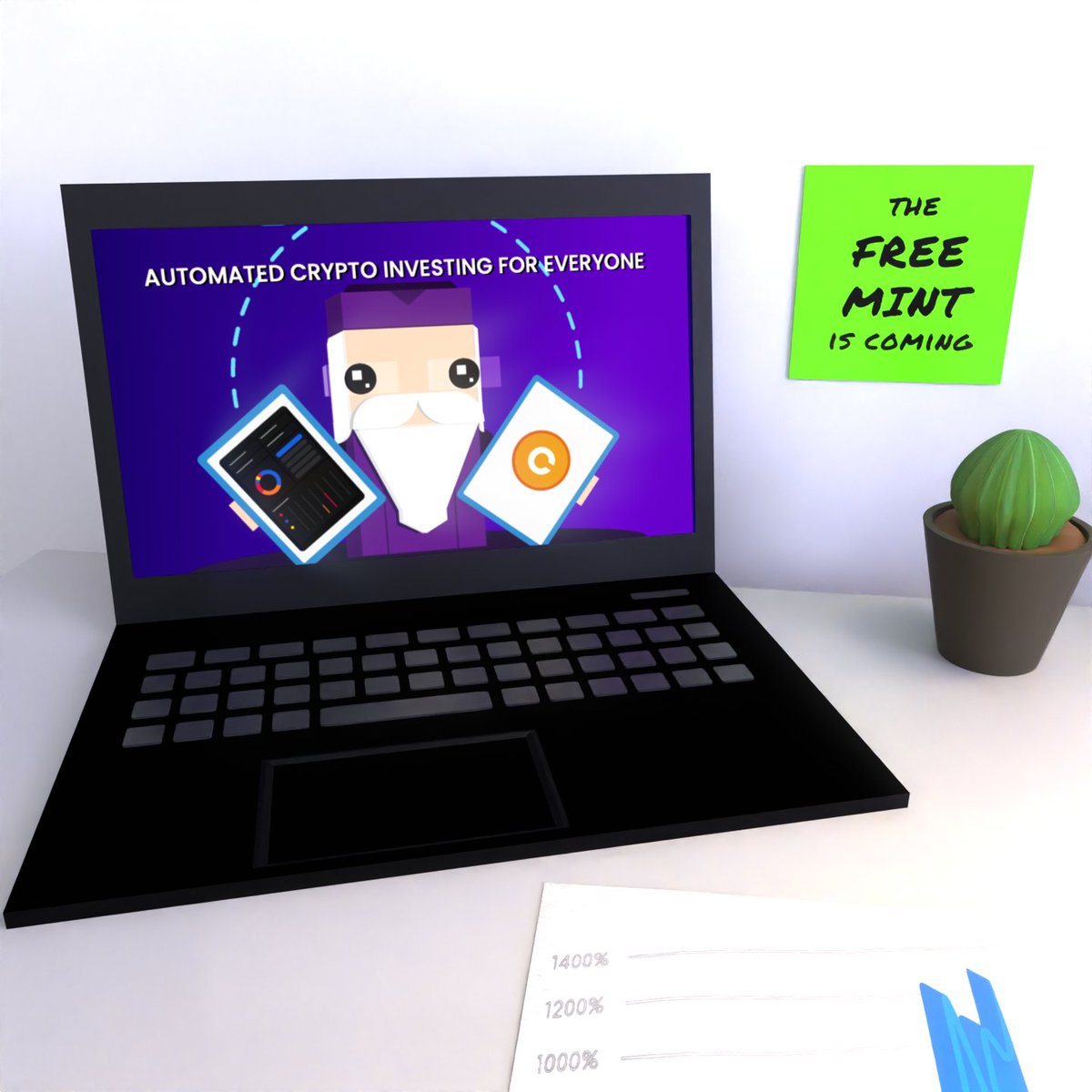 SatoshisIndex's tweet image. As crypto begins trending upwards again (+30% from January) we&apos;re celebrating the start of the next bull run by releasing a free NFT collection that users can redeem to access an extended trial to our platform. Secure your spot by completing:  satoshisindex.com/free-mint/