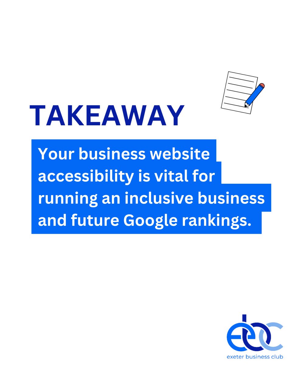 ExeterBizClub's tweet image. Anther excellent @ExeterBizClub Friday morning networking, with a talk from Tom at @NettlExeter learning about #websiteaccessibility and #seo Plus fab coffee ☕️ Come along next week, we can’t wait to meet you 

#exeternetworking #exeterbusiness