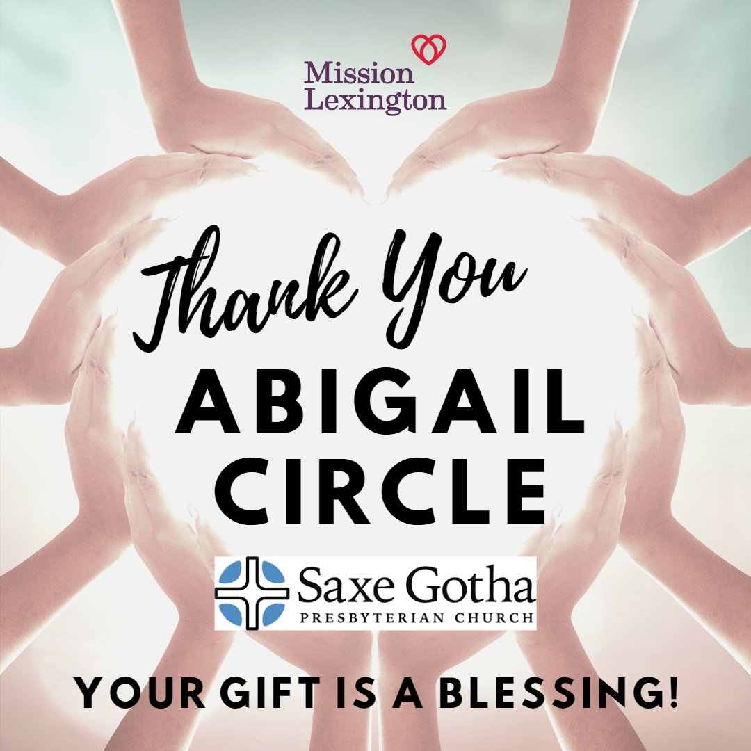 Thank you to the Abigail Circle from Saxe Gotha Presbyterian. This group stopped by and donated funds to our mission. We appreciate you thinking of us and supporting the work that we do to help Lexington County neighbors in crisis!