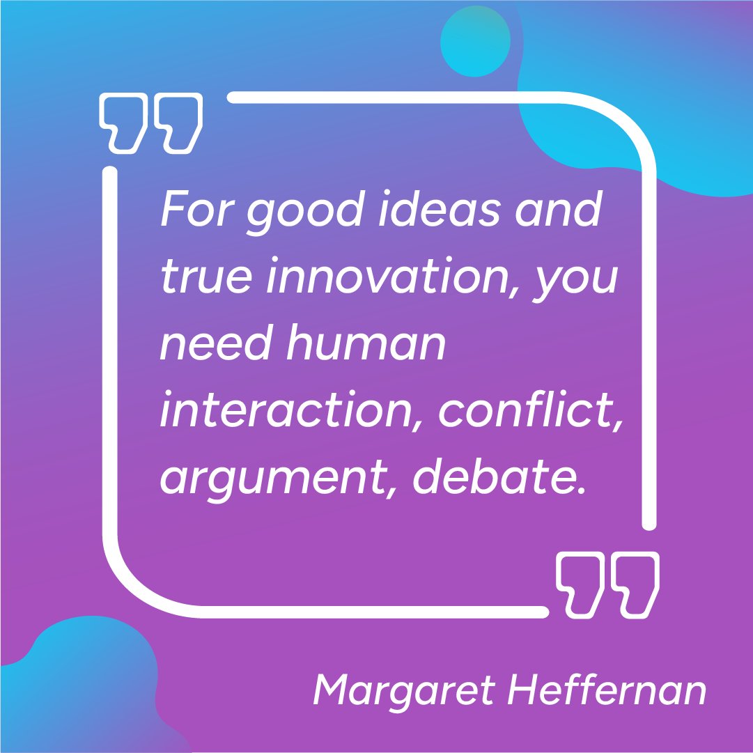 "For good ideas and true innovation, you need human interaction, conflict, argument, debate" - Margaret Heffernan

Do your teams feel able to make their voices heard? 🎤

#MargaretHeffernan #innovation #businessquotes #innovationquotes #ideas #businessstrategy