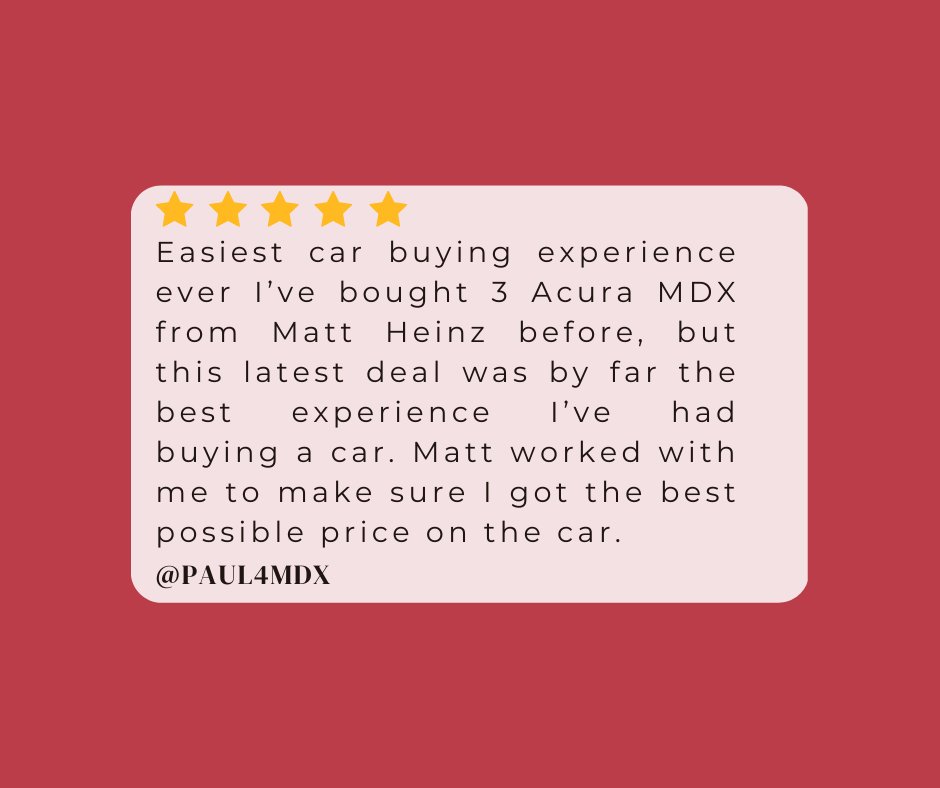MileHighAcura's tweet photo. Thank you so much for taking the time to leave us a 5-star review and thank you for choosing Mile High Acura! https://t.co/VADVCSbkXZ