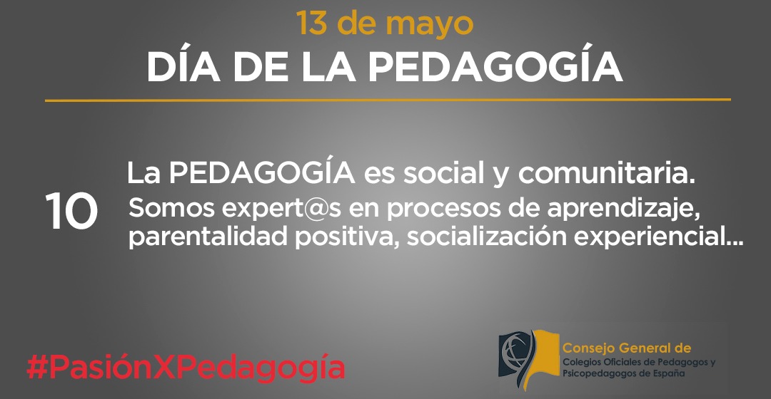 📷SOLO QUEDA 1 DÍA para el #DíadeLaPedagogía
13 de MAYO📷#PasiónXPedagogía