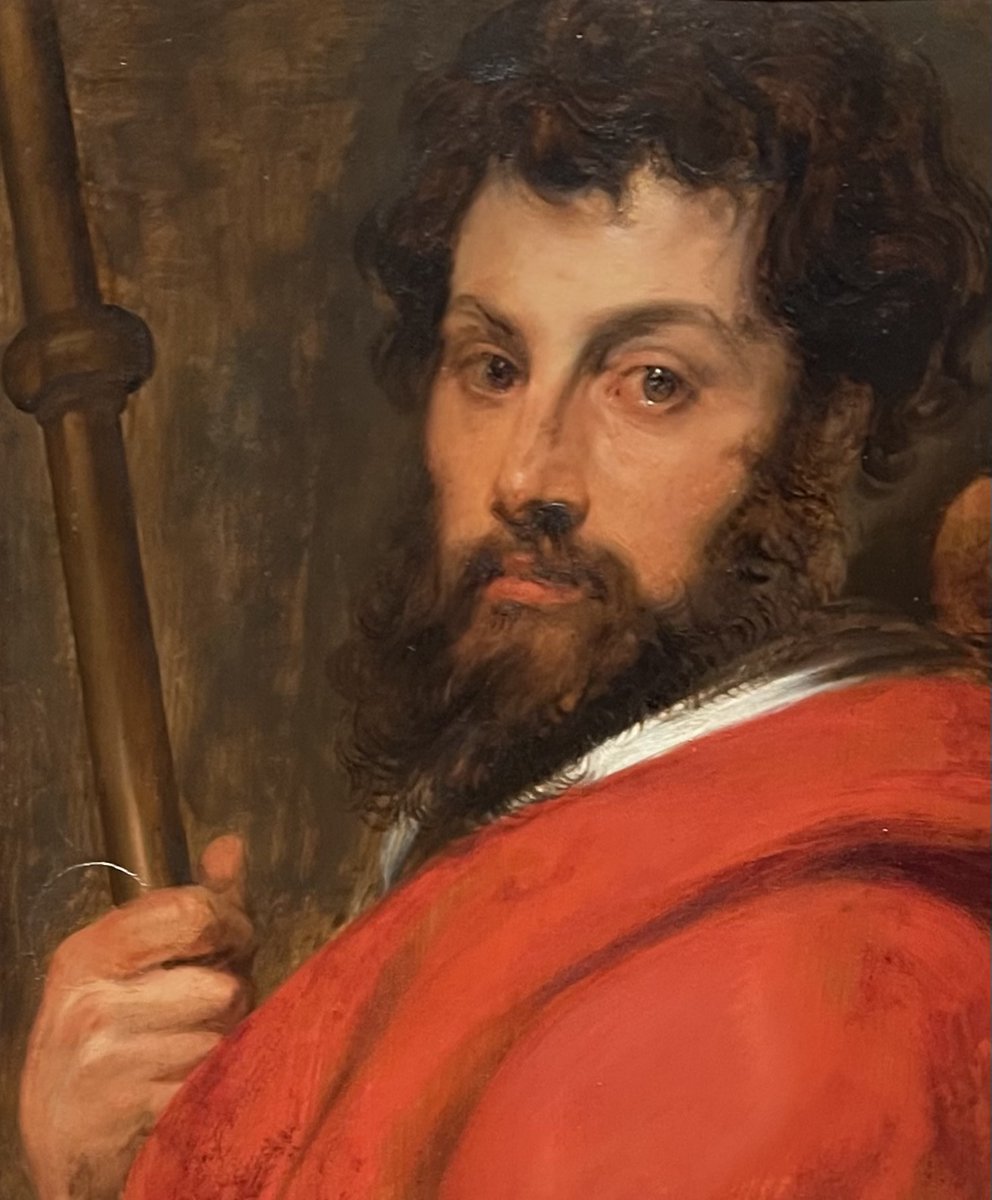 TheBostonConno1's tweet photo. Known for his portraits of aristocracy Van Dyck became the dominant influence on portraiture for the next 150 years. Here is one in a series of the 12 apostles, Saint James. Anthony Van Dyck (1599 - 1641)#mfaBoston #vandyck #saintjames #apostles #boston #museum #fineart #art https://t.co/aQrhxDqOvq