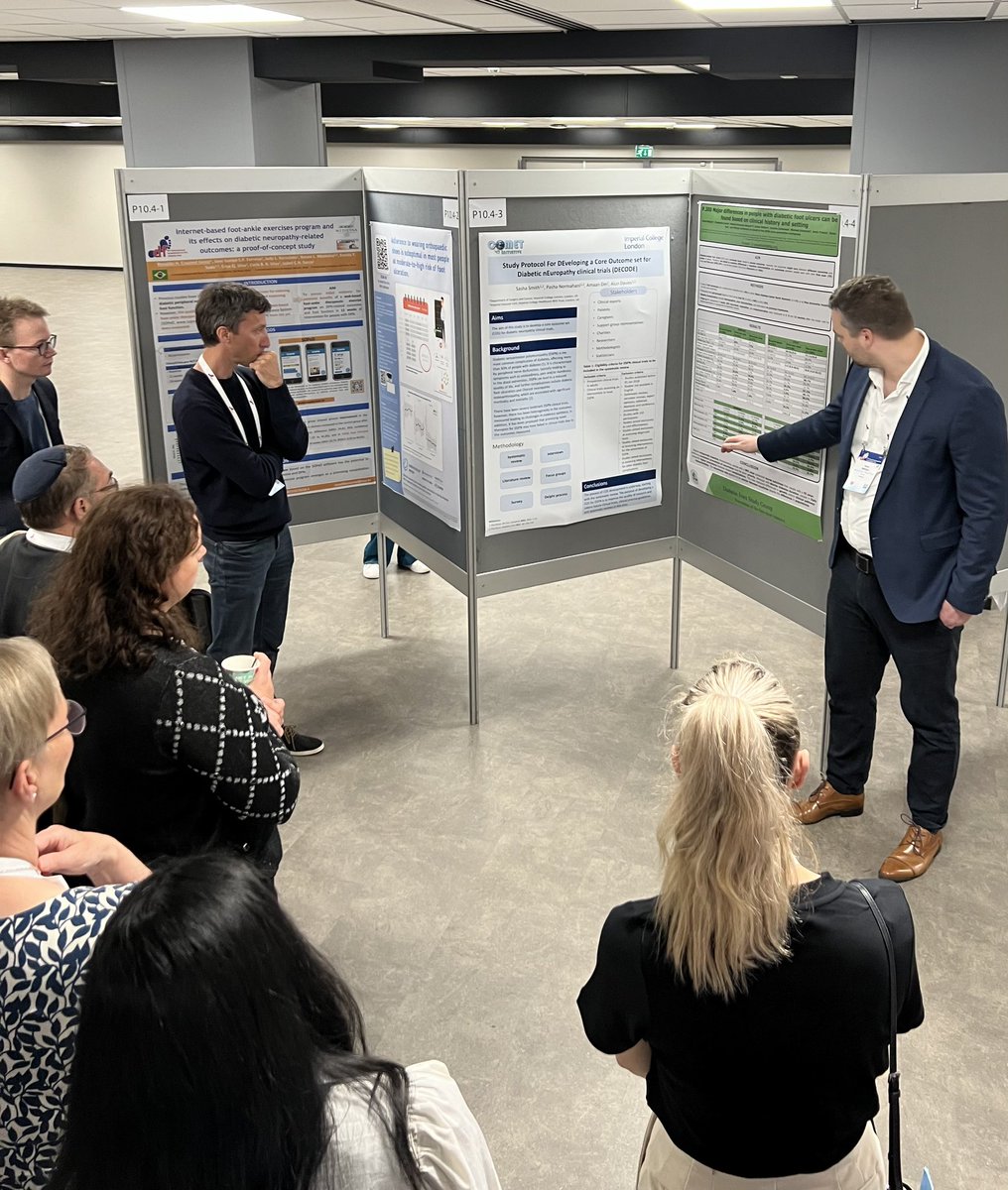 NielsEjskjaer's tweet image. “Steno Diabetes Foot Center North Denmark” proudly presented 3 posters at #ISDF2023 - Thx to @johanroeikjer @BildeSimonsen #PeterHolm🏆🏆🏆
All about improving #DiabeticFootCare.
We really appreciate the great turnout and fruitful discussions and input-
#SDCN #StenoNord @Reg_Nord