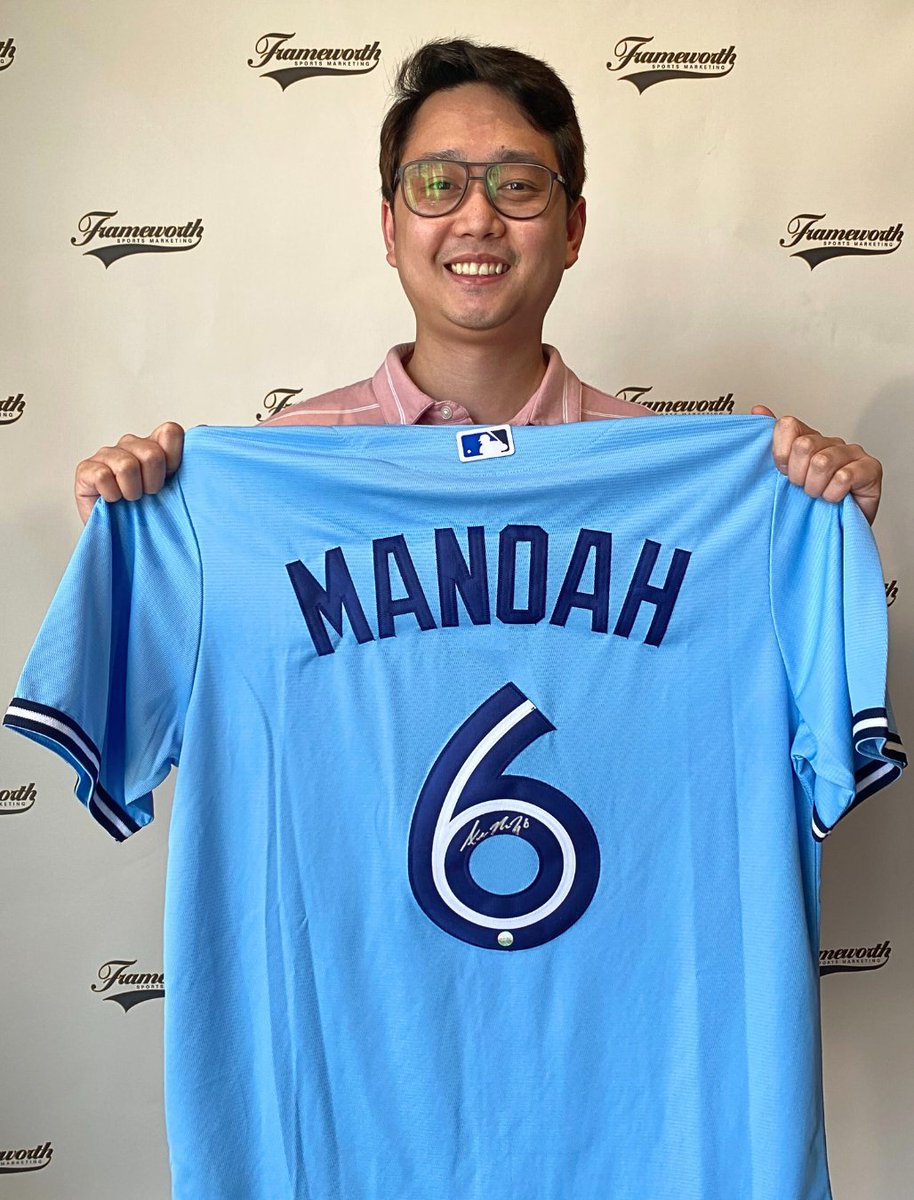 Because #MothersDay2023 &amp; #Manoah Bobblehead Day fall on the same day, we're doing another #FwSportsGiveaway!🎉

How to WIN this <a href="/Alek_Manoah6/">MANOAH</a> SIGNED #TorontoBlueJays jersey⬇️
(1) Follow <a href="/FrameworthSport/">Frameworth</a>
(2) Like + Retweet
(3) Tag a friend

Winner will be announced on May 15! 🥳