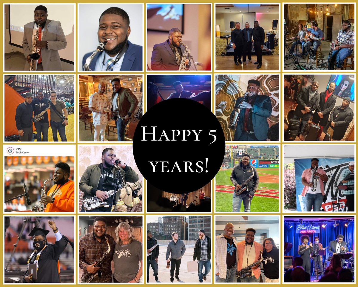 Happy 5 years today! On May 12th, 2018; I made a leap of faith that would change my life completely! I followed God’s directions and left the car rental industry; to become a full time musician and professional Saxophonist! It’s been a journey; but I’m thankful for all of this 🎷