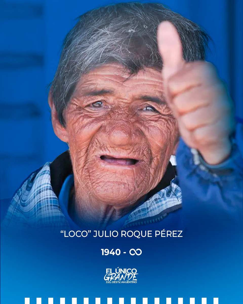 ClubGodoyCruz's tweet photo. La incondicionalidad de este amor, la inmortalidad de este sentimiento 💙🤍💙

"Loco" Julio Roque Pérez

1940 - ♾️ ✨ https://t.co/vcI57NVkxc