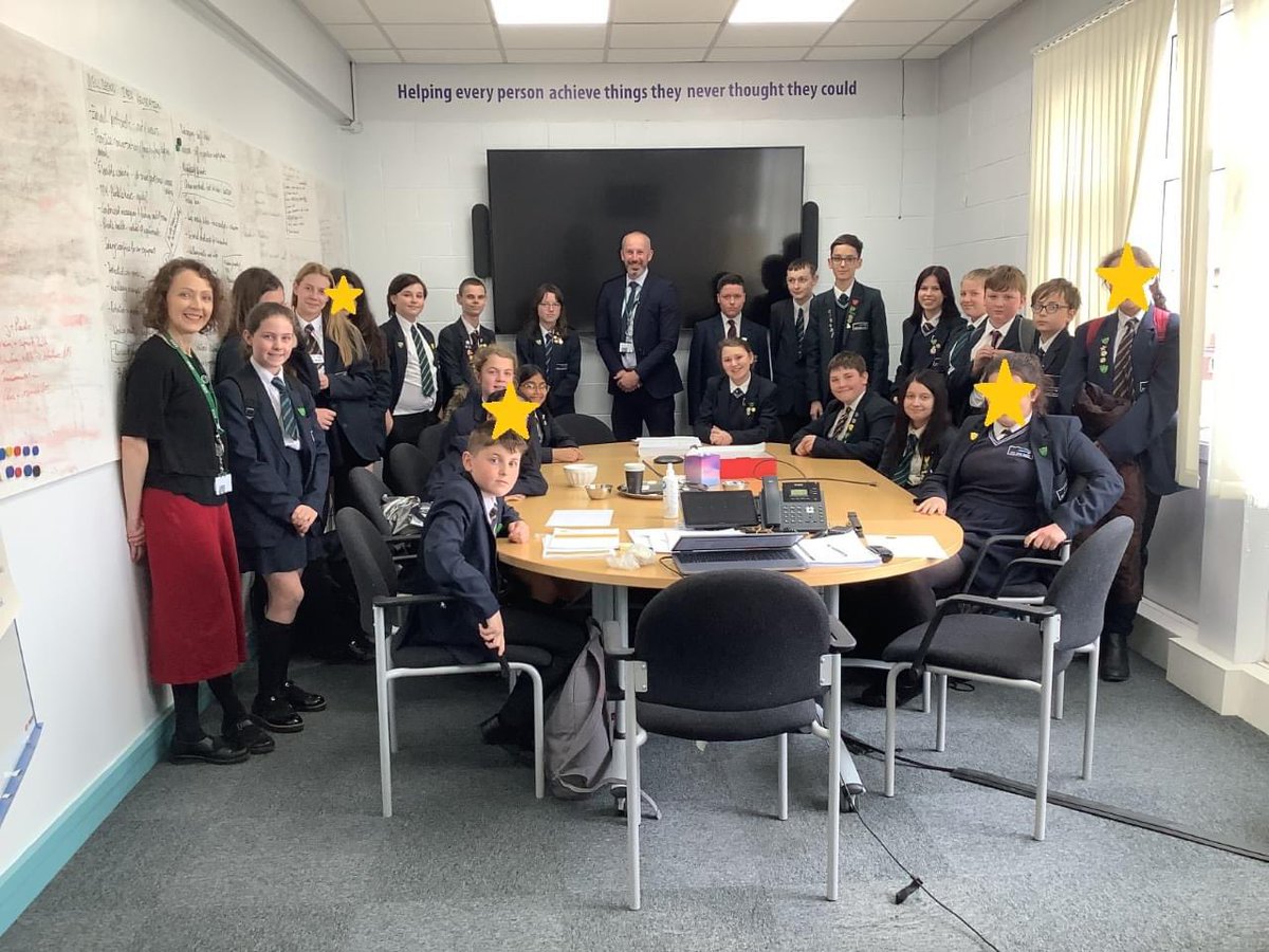The MFL department have loved reading all the student applications to be school Language Ambassadors. We were pleased to present new ambassador badges to the team today. 1/2