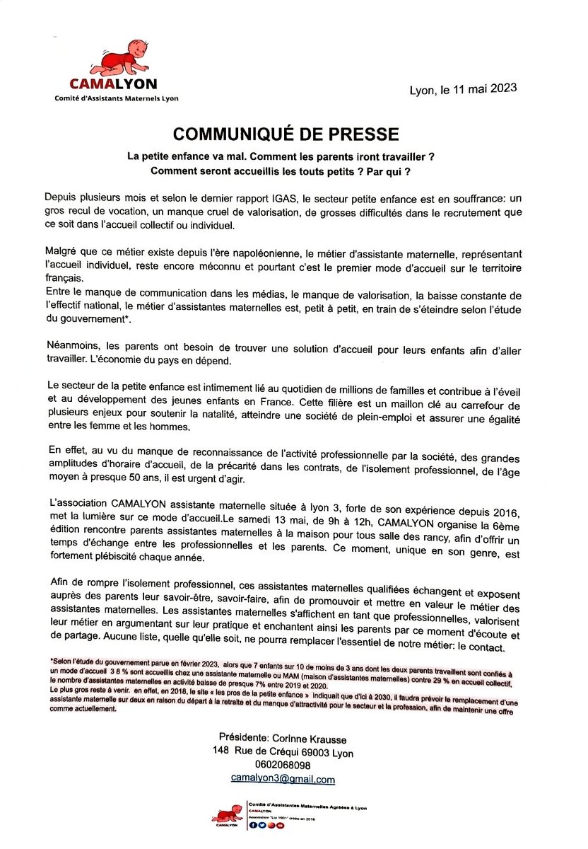 Camalyon3's tweet photo. Venez voir vous ne serez surpris
#rencontreparentsassistantesmaternelles #camalyon3 #valorisationdumetierdassistaktematernelle #dynamiserlemetier #assistantesmaternelles https://t.co/CJH2en6T2v