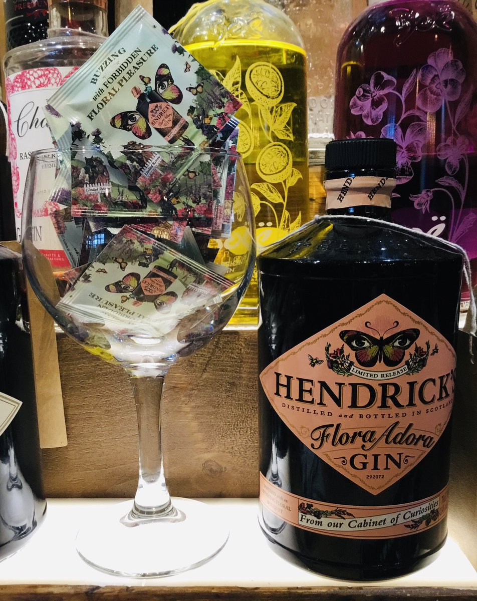 TheLordDarcy's tweet photo. Gin of the week is Flora Adora from @HendricksGin Free wildflower seeds with every serve. We like it with @FeverTreeMixers Indian or Light Tonic fresh raspberries and cucumber. https://t.co/AVaj5W9wcL