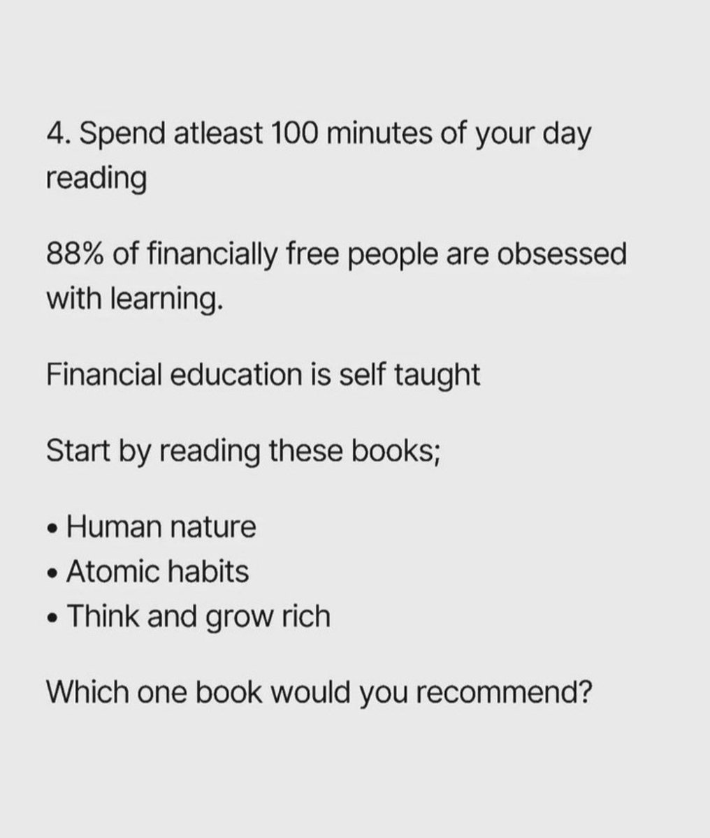 4. Spend at least 100 Minutes of Your Day Reading: