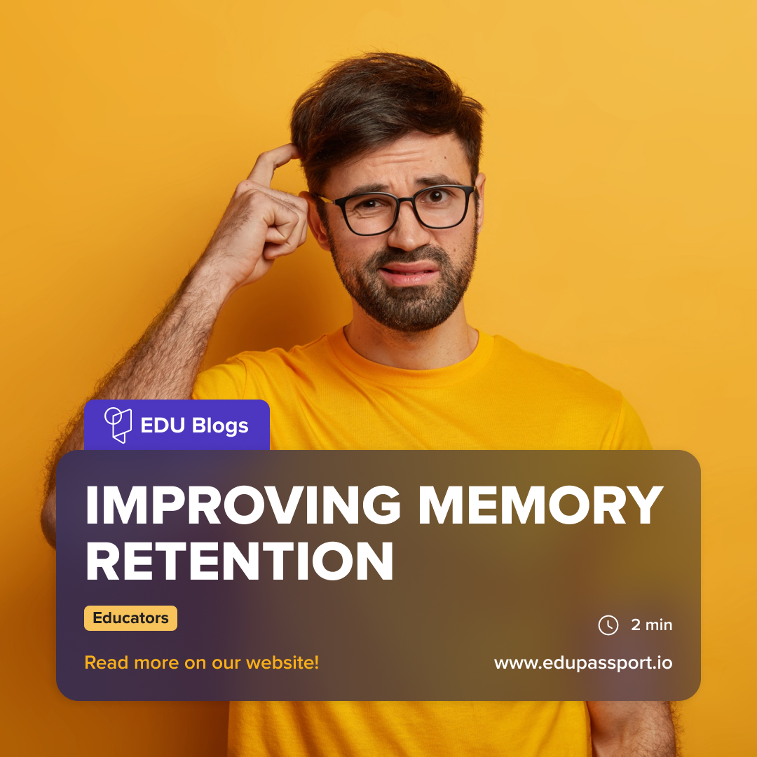 edupassport_io's tweet photo. Are you ready to improve your memory retention &amp; enhance your learning abilities?

Read our blog post &amp; discover science-backed techniques to improve your memory today at https://t.co/ZUnpsb1hK2.

#EDUBlogs #EDUPassport #readmore #memoryretention #learningprocess #improvement https://t.co/fcSbNq81o5