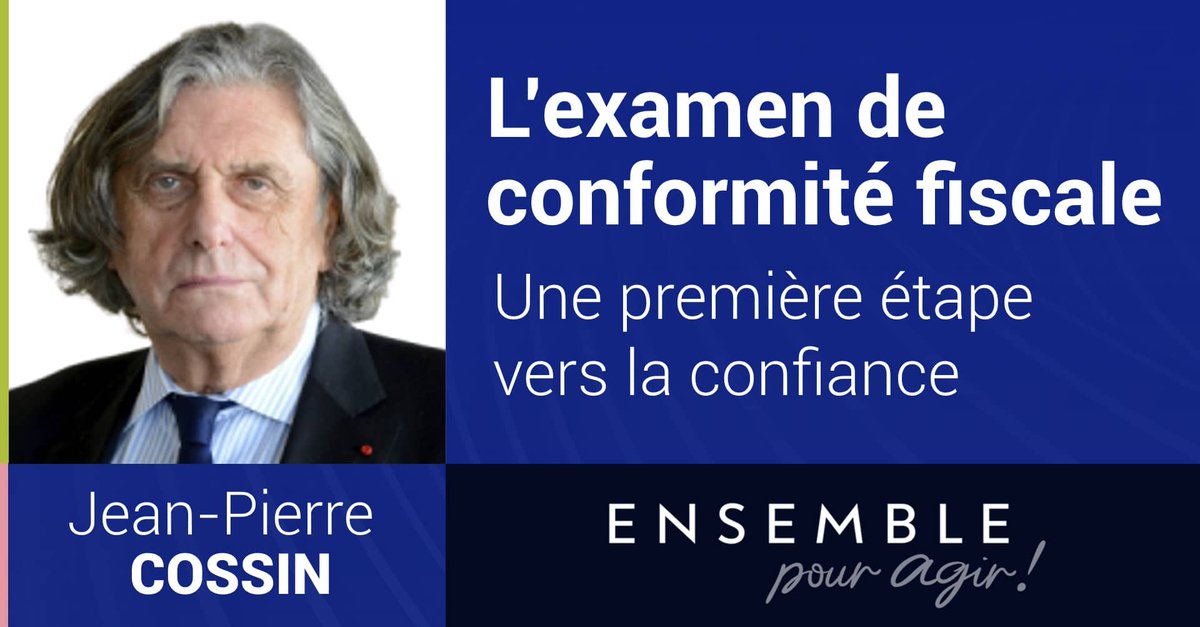 🚀RDV le 9 juin au colloque #Ensemblepouragir 🔵[Focus] L'examen de conformité fiscale, une première étape vers la confiance avec JP. Cossin
✨Avec cet atelier, plus de doute, vous serez convaincus que l’ECF est une mission pour les experts-comptables.
 ℹ️ bit.ly/40KbwTu