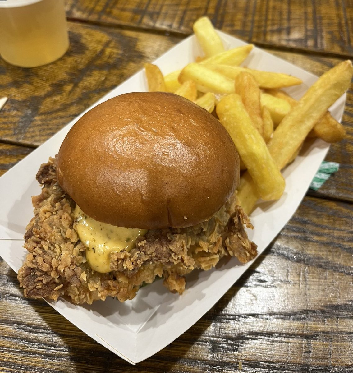 Footy Scran on Twitter "Chicken burger and chips at Tottenham Hotspur