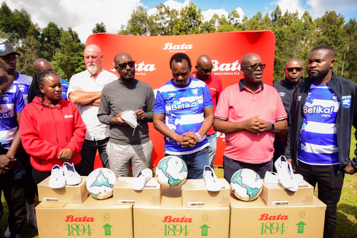 AFCLeopards's tweet photo. Bata  🤝 AFC Leopards SC 

We visited Kenya's biggest shoe manufacturer Bata at their Limuru Factory earlier  today as we work towards a partnership that will officially  be launched  in June.

Northstar shoes customized specifically for AFC Leopards were launched 

#BataKenya https://t.co/HeOblqUJB5