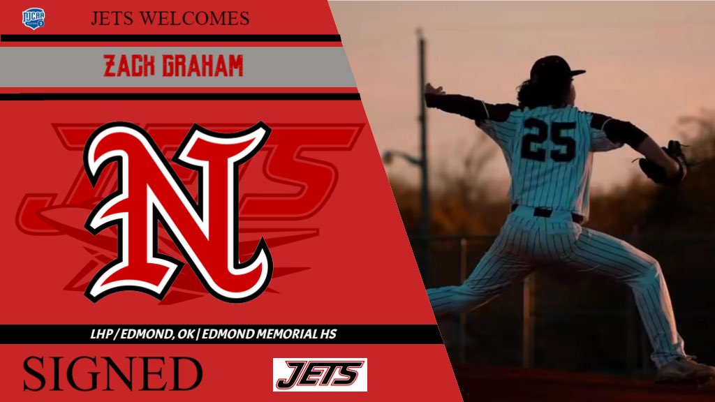 Northern Oklahoma College Jets Baseball (@nocenidjets) on Twitter photo TIME ⏰ TO INTRODUCE YOUR 2️⃣0️⃣2️⃣3️⃣ ✈️⚾️‼️ SIGNEES‼️
<a href="/_ZackGraham27/">Zack Graham</a>
ZACK GRAHAM
EDMOND, OK
EDMOND MEMORIAL HS TIME ⏰ TO INTRODUCE YOUR 2️⃣0️⃣2️⃣3️⃣ ✈️⚾️‼️ SIGNEES‼️
<a href="/_ZackGraham27/">Zack Graham</a>
ZACK GRAHAM
EDMOND, OK
EDMOND MEMORIAL HS