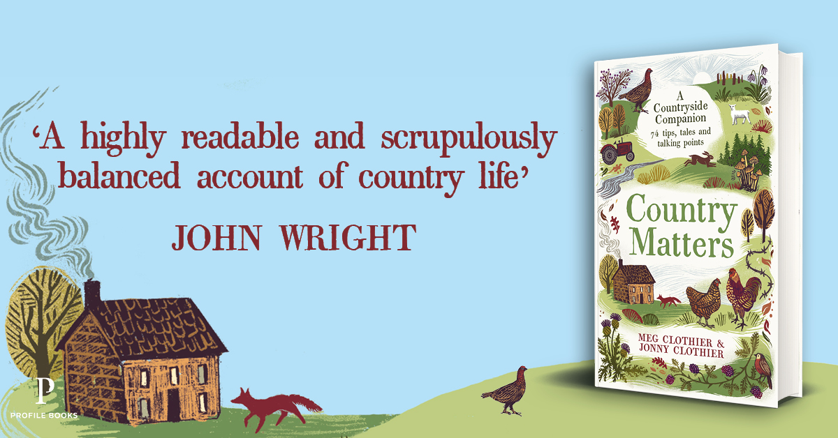 This week, we're publishing #CountryMatters, a delightful compendium of all things countryside from @meg_clothier and Jonny Clothier.

With fans including the brilliant @johnmushroom, we know you're just going to love this charming book!

 bit.ly/CountryMatters