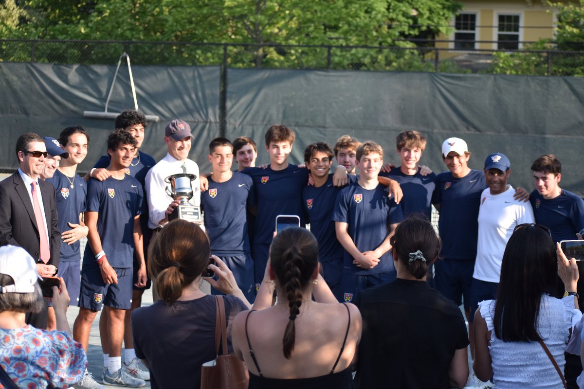 sta_athletics_'s tweet photo. Please join us in congratulating our undefeated varsity tennis team for claiming the IAC title in a close-out championship tournament against Landon! Let’s go, Bulldogs! #GoDogsRollBeef https://t.co/H3PGLQfjrc