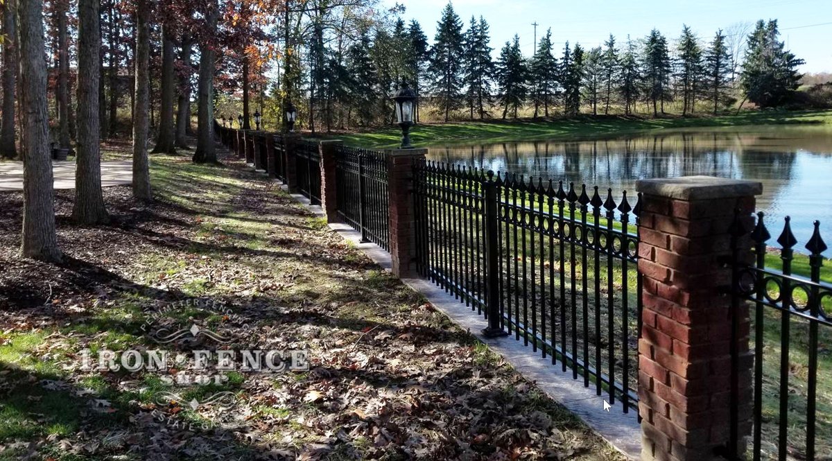 Another happy customer! Thanks to Jason and Josh for providing first-class assistance with this beautiful iron fence project. We're thrilled to see the end result and to know this client will be enjoying it for years to come. 
#ironfenceshop #firstclassservice #satisfiedcustomers