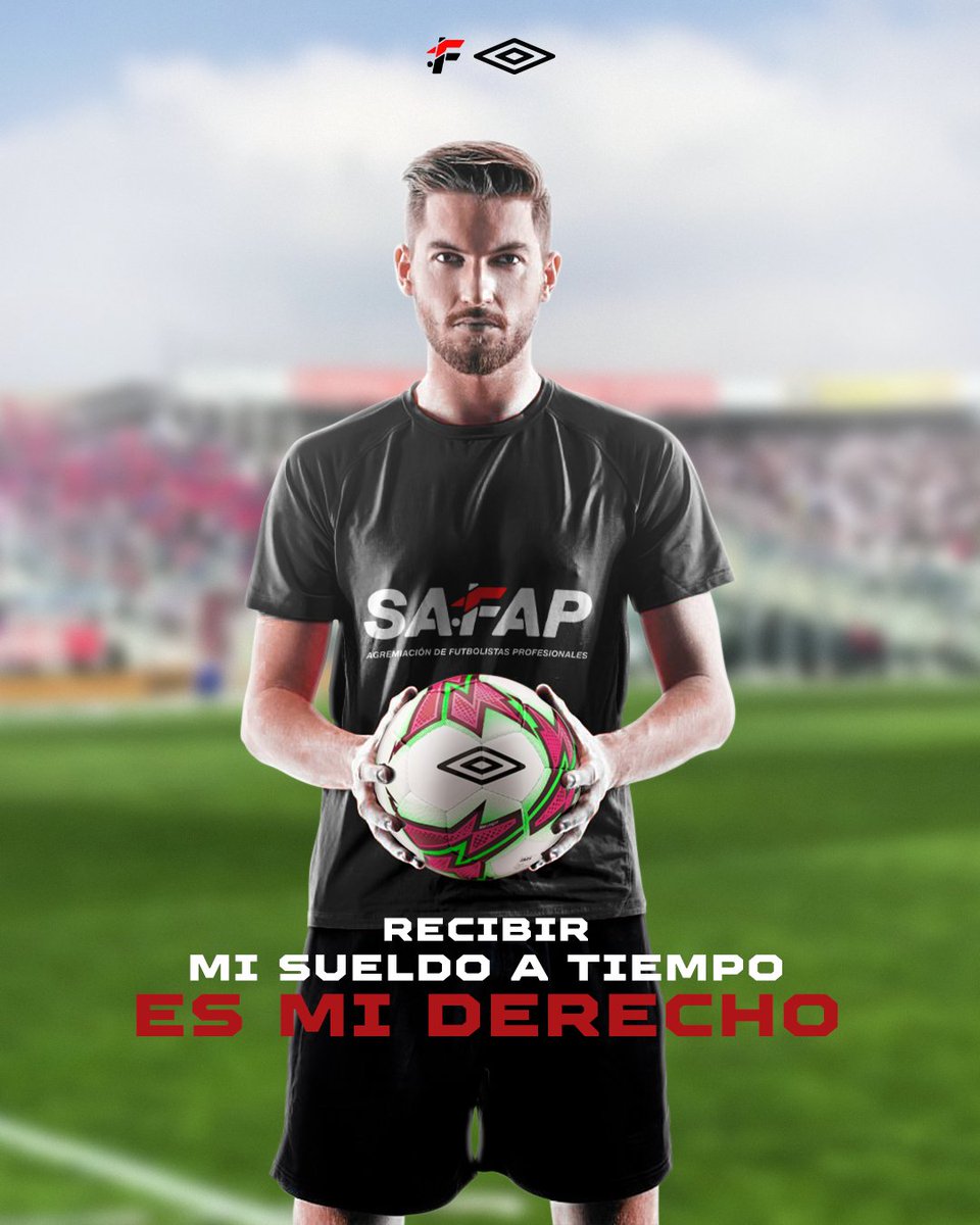 SafapPeru's tweet photo. Como futbolistas nos comprometemos a darlo todo por cumplir con nuestras obligaciones, los clubes tienen que hacer lo mismo 😉. Respetémonos 💪🏼.
#SAFAP #UMBRO #futbolistasprofesionales #equipoSAFAP #futbolperuano #derechos #salarioatiempo https://t.co/UvQDePuFoi