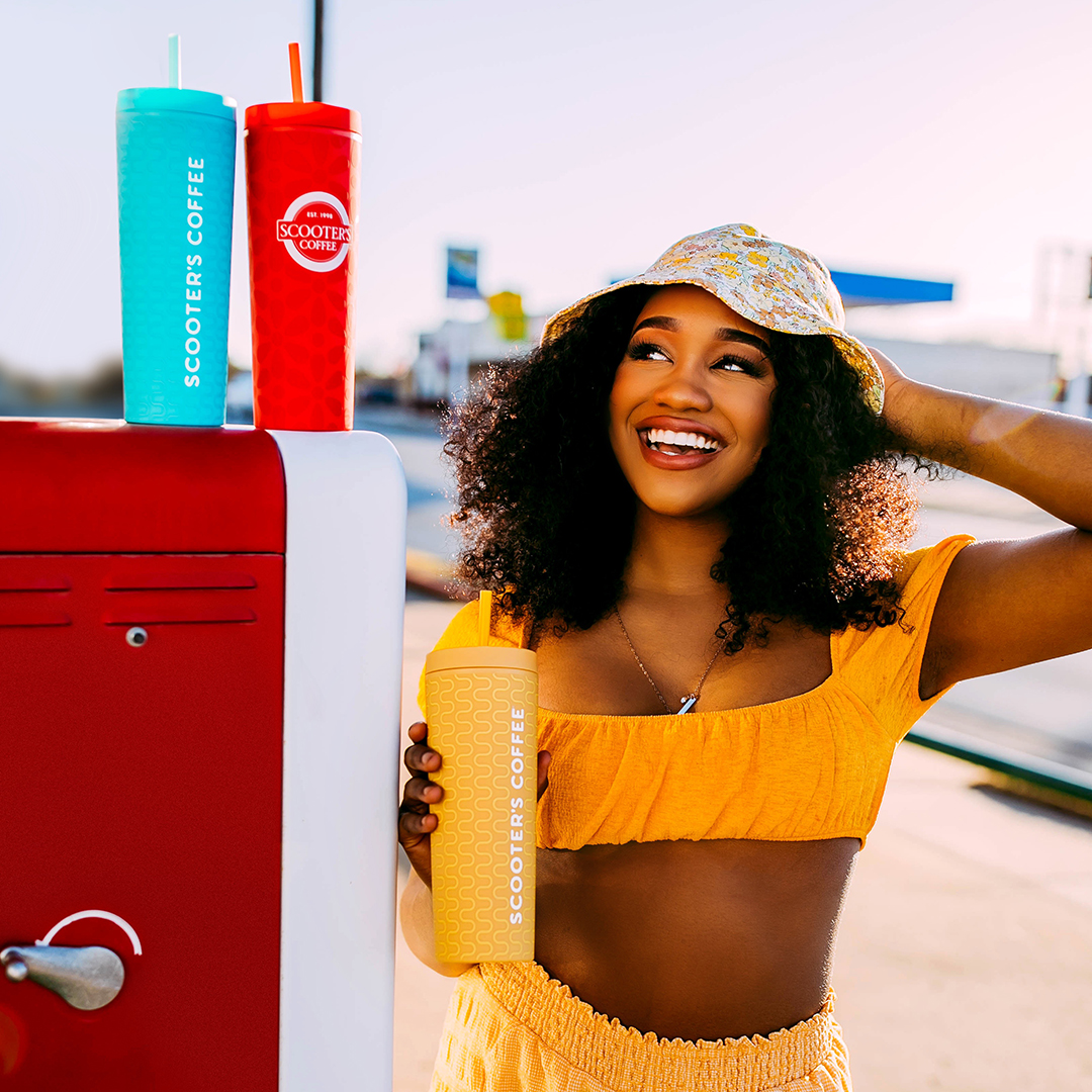 scooterscoffee's tweet photo. 🥤Summer Tumblers are Here!😎
Head over to your local Scooter's* or head to our website to scoop one up!
*Available at participating Scooter's Coffee locations.
#tumbler #summer #scootaround #scooterscoffee https://t.co/VyNhd36ka0