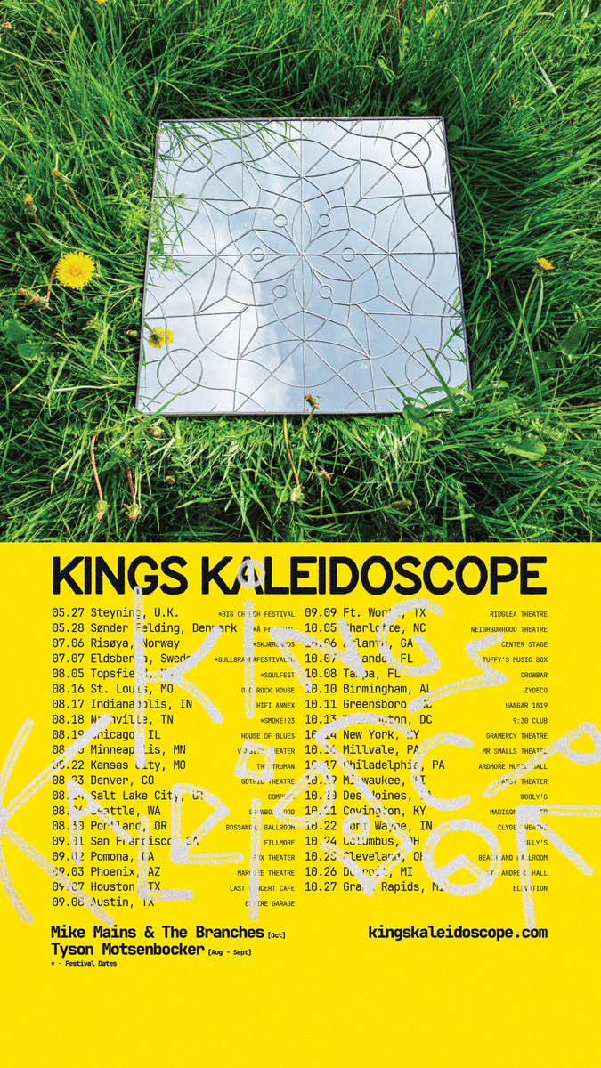 Tickets on sale now: kingskaleidoscope.com