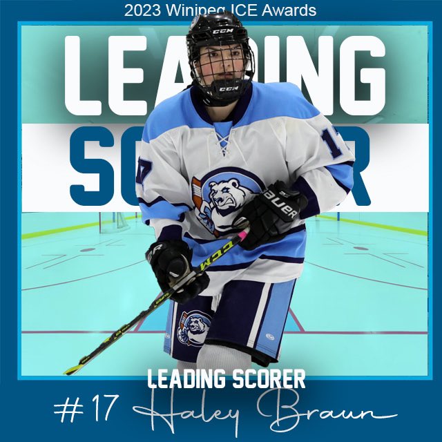 🏆MVP🏆

Congratulations to <a href="/Haleybraunn/">Haley</a> on earning both MVP and leading scorer. 

Haley was a key offensive threat in every game. To leading the league in points to scoring the OT winner to crown the team as champs, she was always there to step up when the moment count!