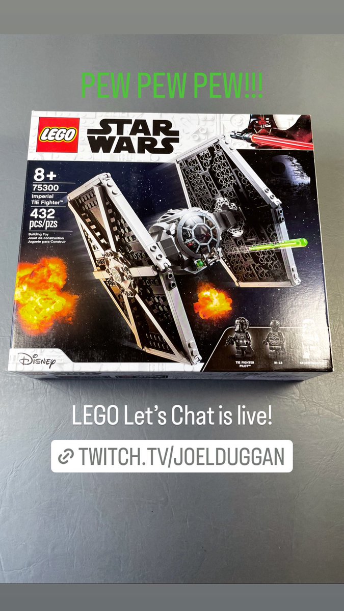 JoelDuggan's tweet photo. Friday LEGO Let’s Chat is live! https://t.co/zFrVU5IiDR #LEGO #LEGOLiveStream https://t.co/qls1iBDcPH