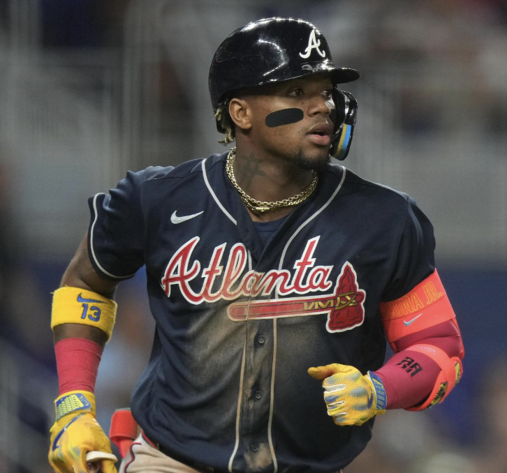 MLB_Math's tweet image. May 12 OVOA standings: 

1. Ronald Acuña Jr.: 57.179
2. Brent Rooker: 51.62
3. Sean Murphy: 39.562
4. Yandy Díaz: 37.974
5. Matt Chapman: 37.024
6. Wander Franco: 35.701
7. Jarren Duran: 34.118
8. James Outman: 33.954
9. Paul Goldschmidt: 33.598
10. Brandon Marsh: 33.361