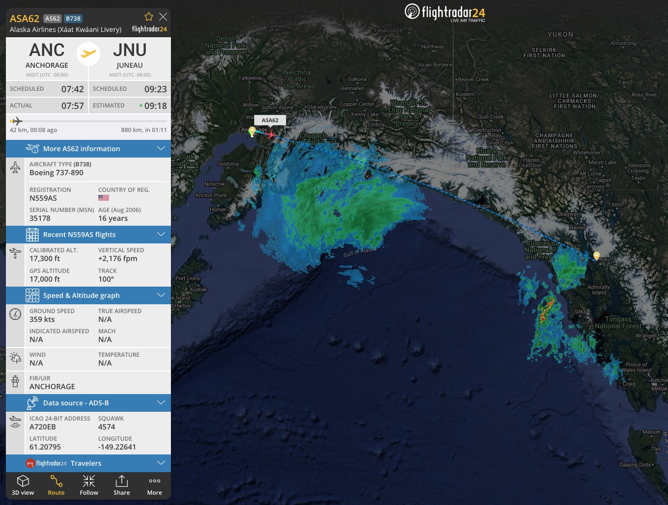 Flightradar24 on Twitter "The new AlaskaAir special Xáat Kwáani