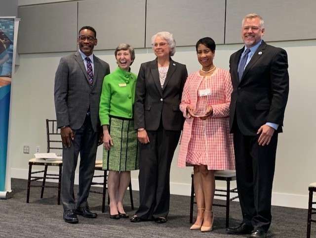 WorkSource Cobb/CobbWorks and the Plumbing Heating Cooling Contractors Association (PHCCA) were awarded the Cinda Herdon-King Award by CareerRise for our PowerUp! Program.