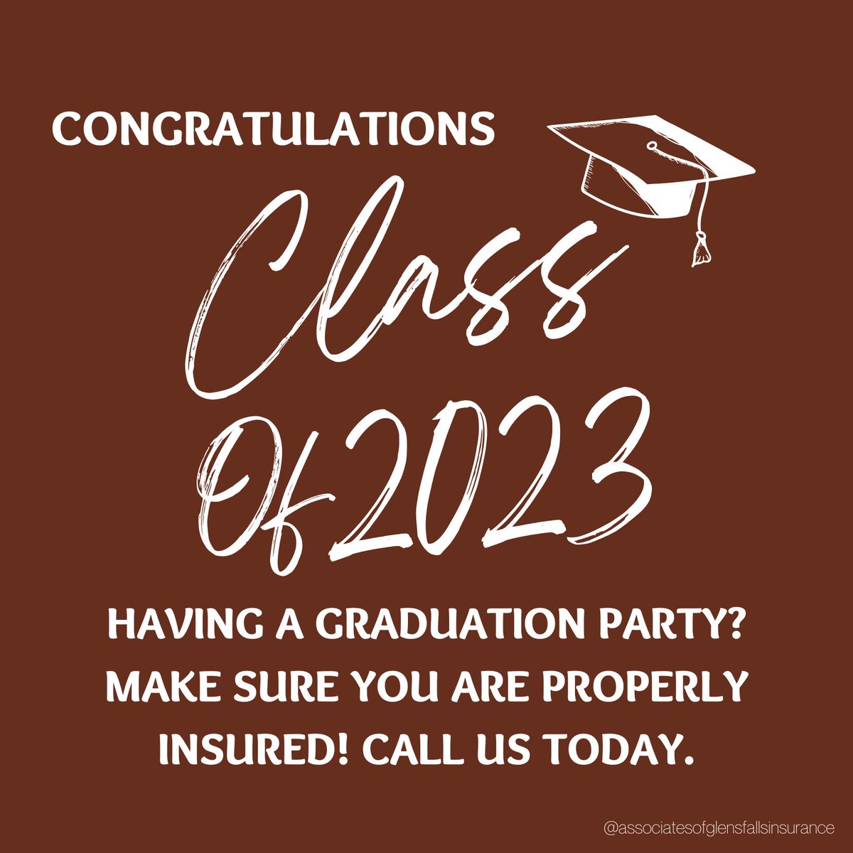 Congratulations 2023 graduates! As you celebrate this milestone with family and friends, don't forget to protect yourself and your guests with graduation party insurance. Let us help you ensure a memorable and worry-free event 🎓🎉#GraduationParty #InsuranceProtection #Celebrate