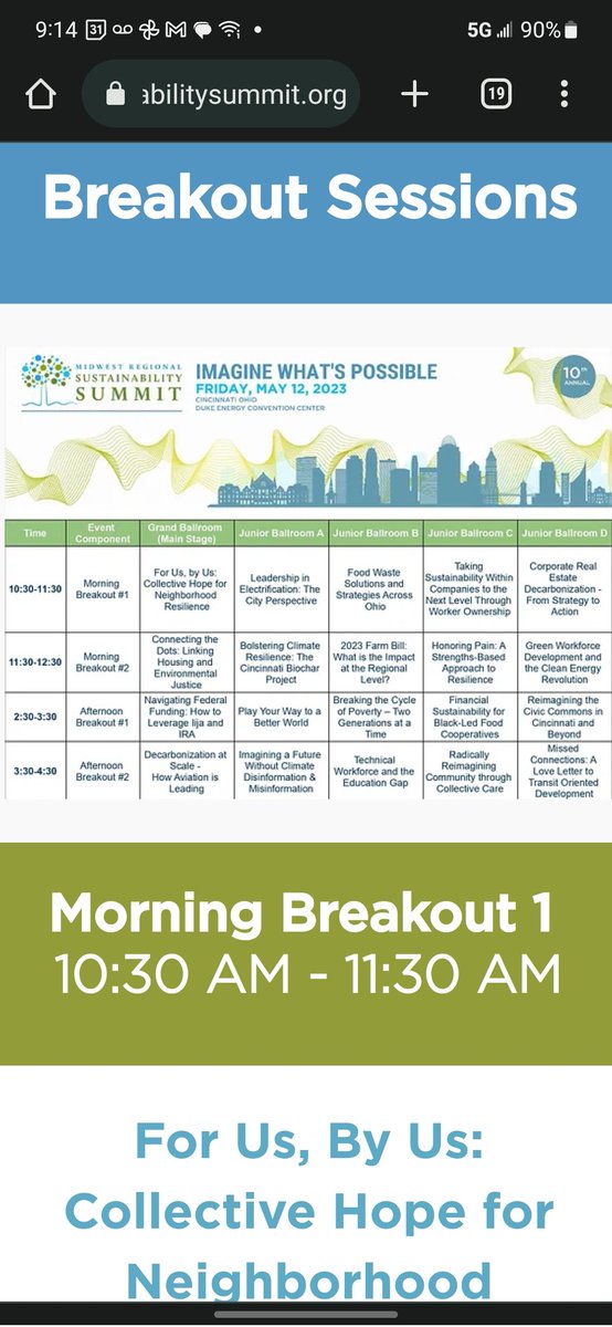 Always great to be present and active at the Midwest Sustainability Summit. Brilliant people who get things done sharing best practices. #Sustainability #ClimateJustice