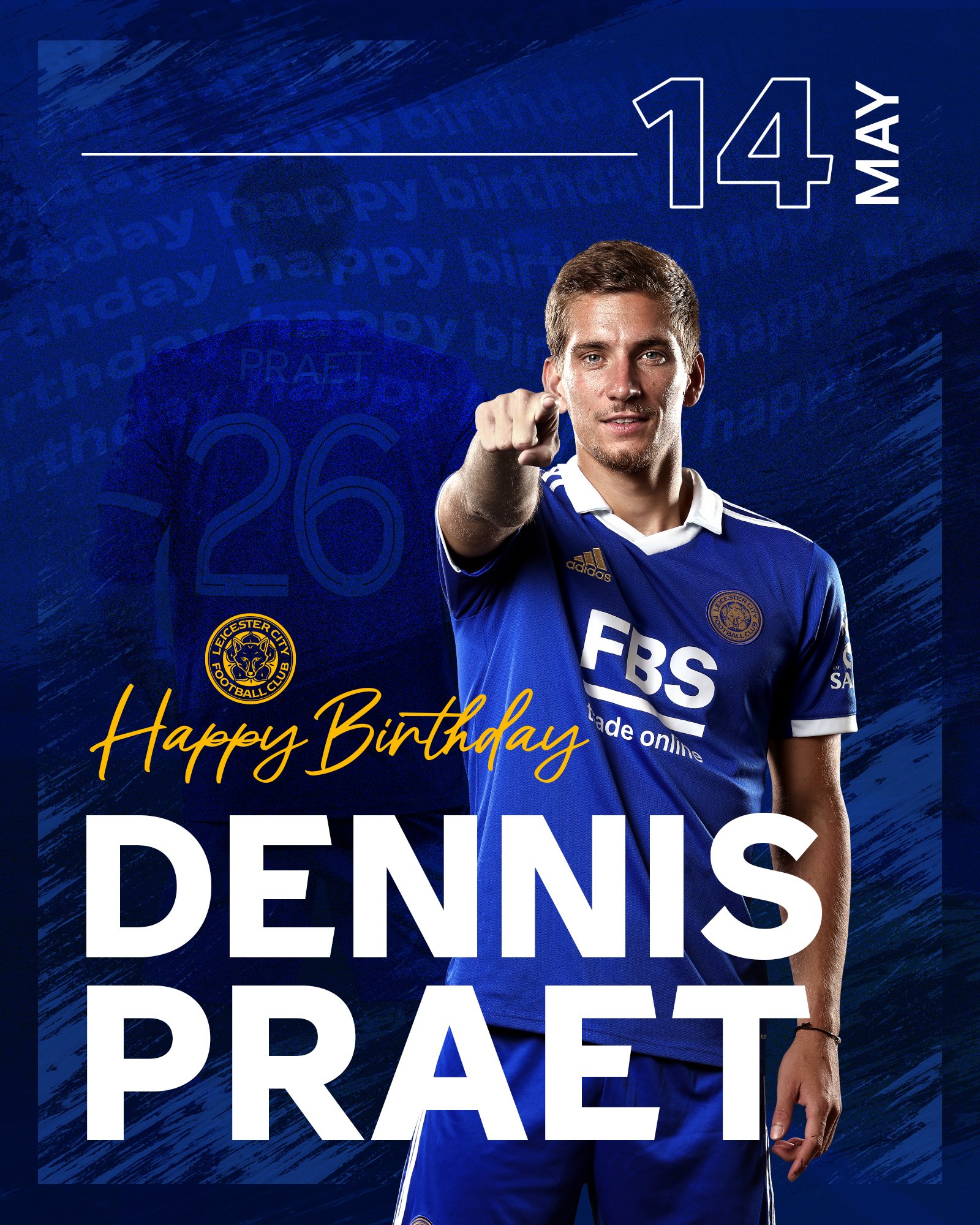 Wishing Dennis Praet a very happy birthday today! 