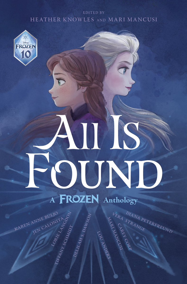 marimancusi's tweet photo. So excited to share at last! To celebrate 10 years of Frozen (and hold you over til Frozen 3) - we are bringing you a new anthology with 10 original stories set in the world of Frozen! #disneybooks #frozen https://t.co/He9hBvRxRt