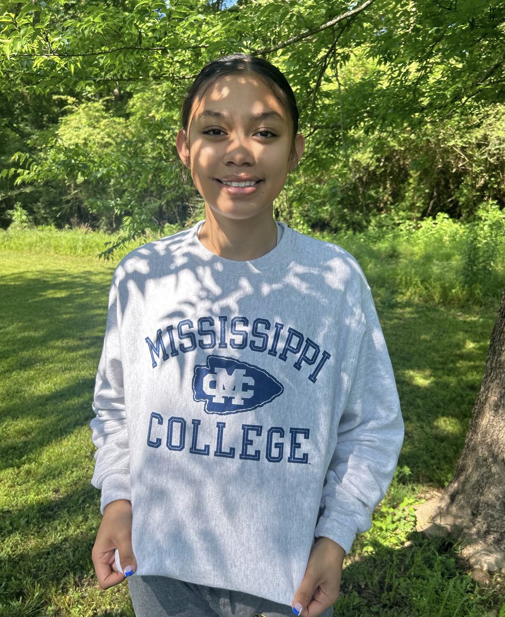 Beyond blessed to announce my verbal commitments to Mississippi College to continue my academic and athletic career playing for <a href="/GoChoctaws_VB/">Mississippi College Volleyball 🏐</a> !!  Thank you family, friends, teammates and coaches for helping me get to where I am today. 
Go choctaws! 💙💛