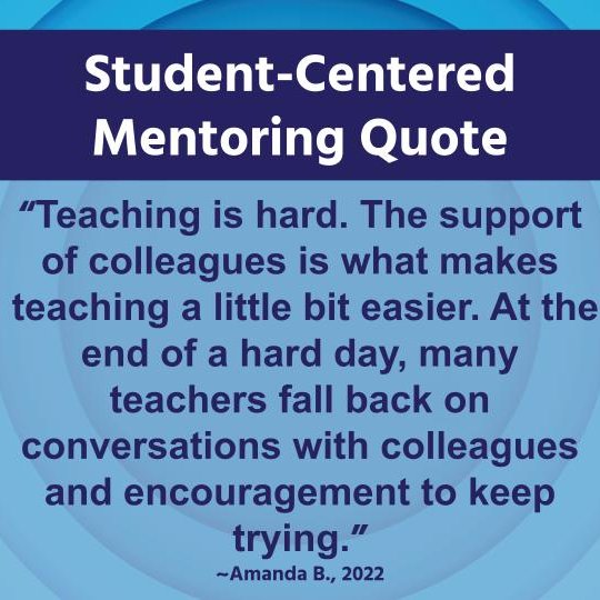 In honor of the last #TeacherAppreciationWeek day & #FollowFriday, I am sharing some #SCMentoring quotes. It was hard to pick as I have followed many great mentors & mentees over the years! @foleyteaches1st @HPESmith2nd @dcpsmoss #DontBeAfraidToBeAwesome #newteacher
